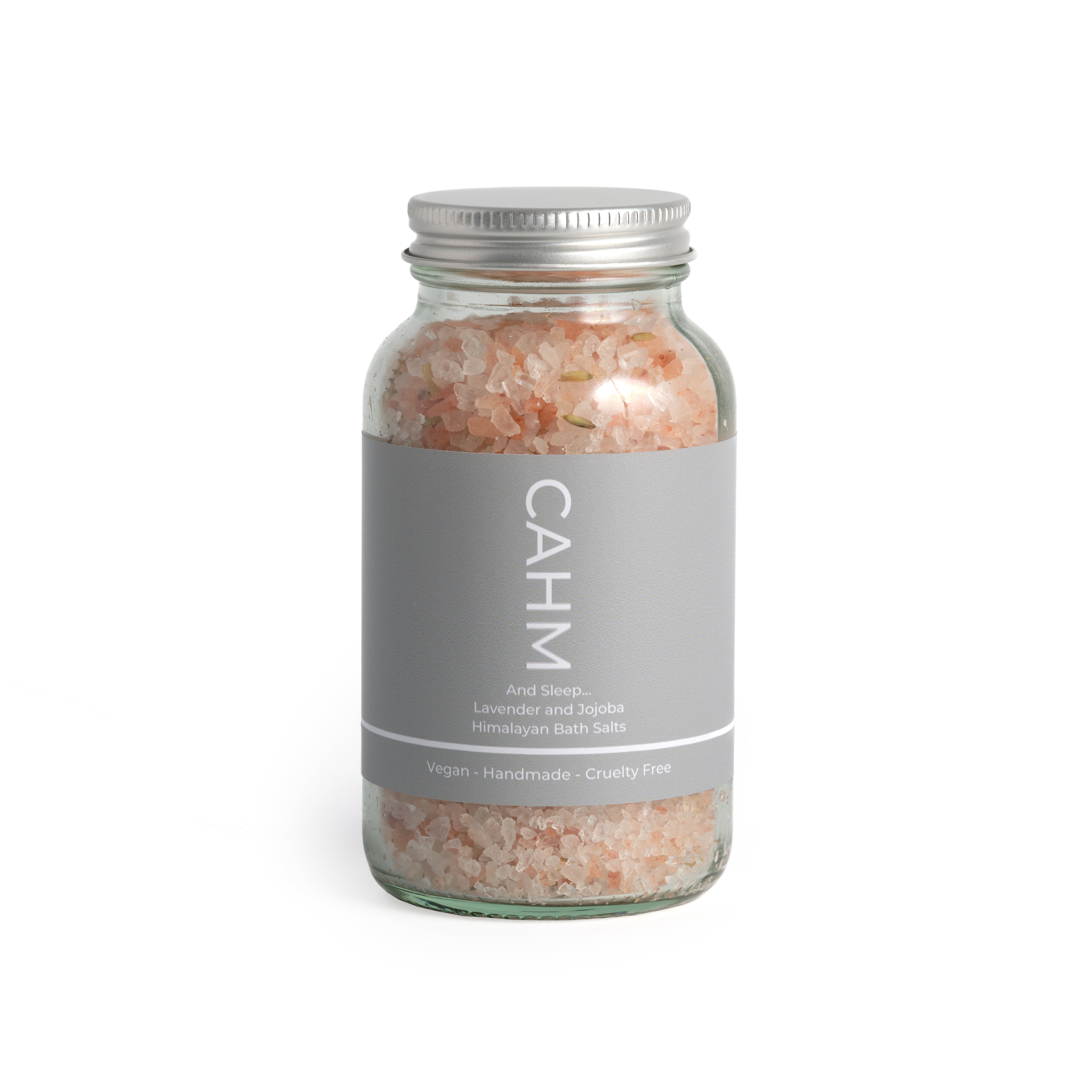 CAHM Sleep Himalayan Bath Salts Lavender & Jojoba 280g jar