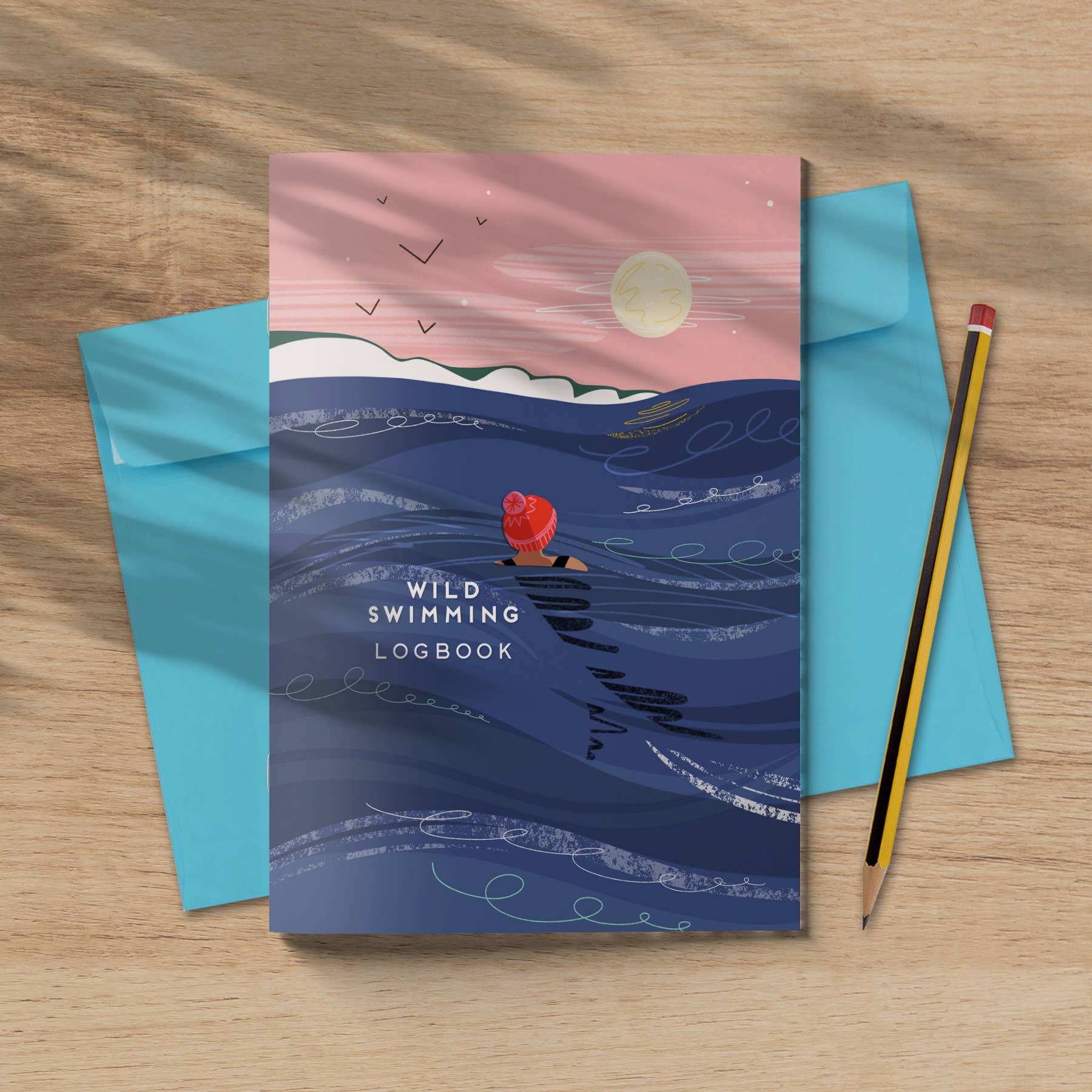 Onneke Wild Swimming Logbook You Never Regret a Swim front cover