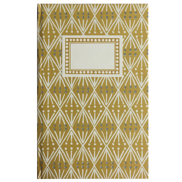 Cambridge Imprint Selvedge Mustard Hardback Notebook