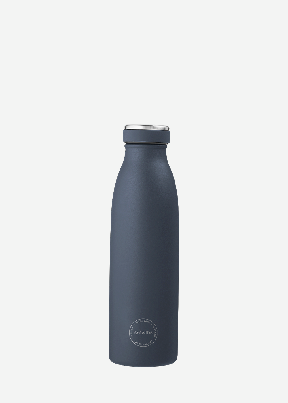 Aya & Ida Stainless Steel Water Bottle in Navy Blue 500ml