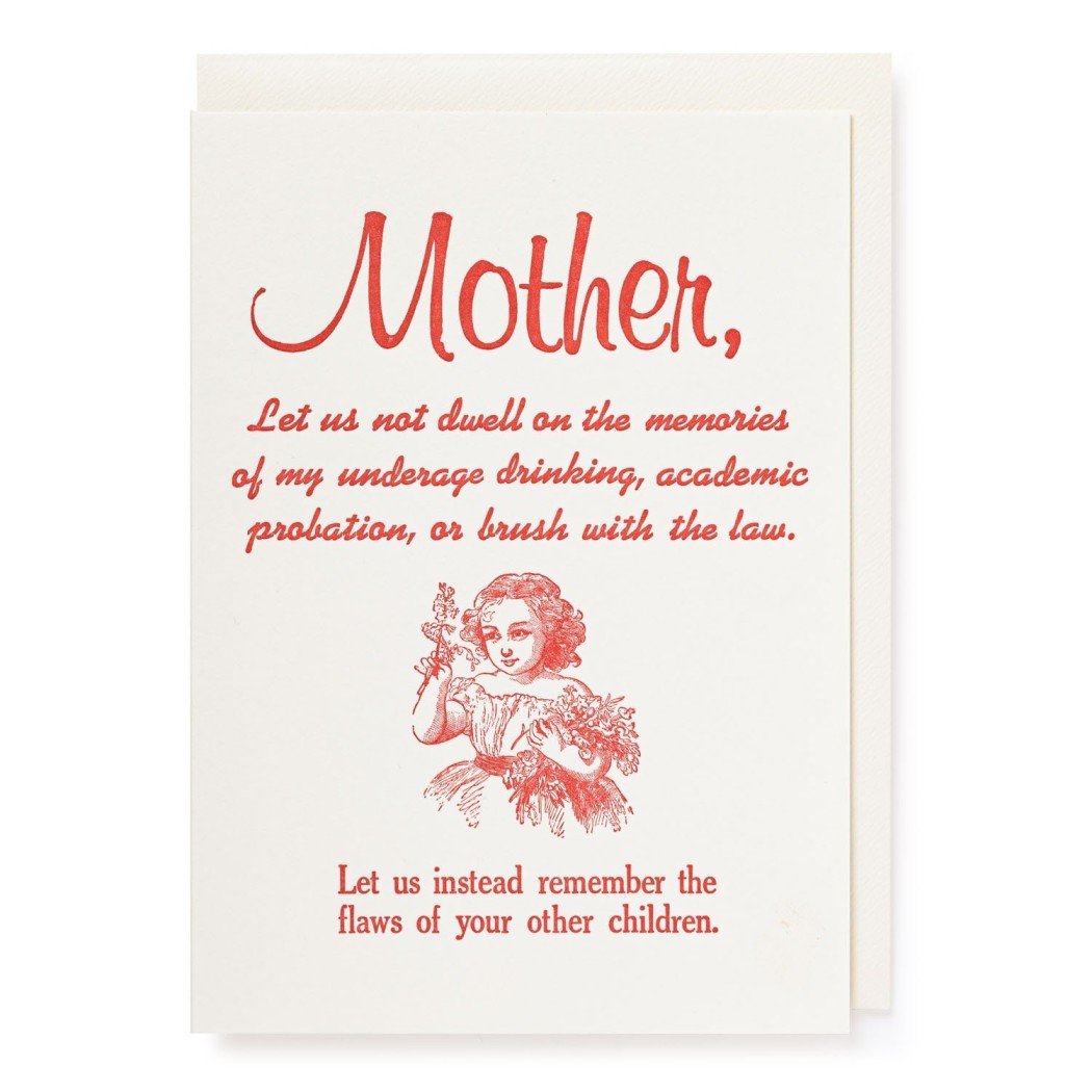 Mother, Let Us Not Dwell Card