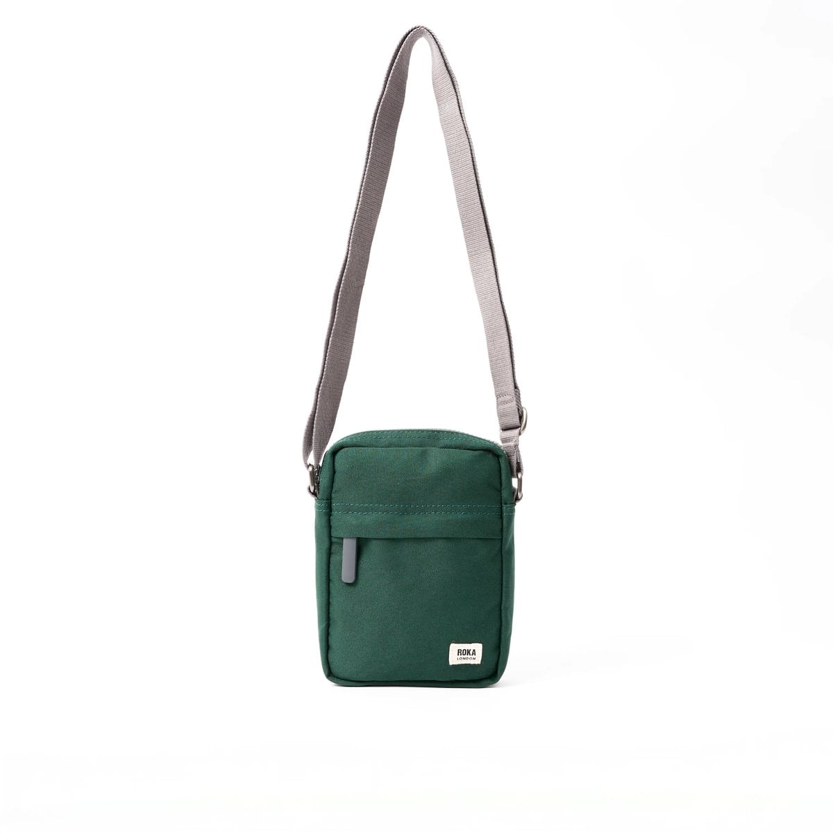 Bond Recycled Canvas Crossbody Bag from Roka London for sale at CAHM.