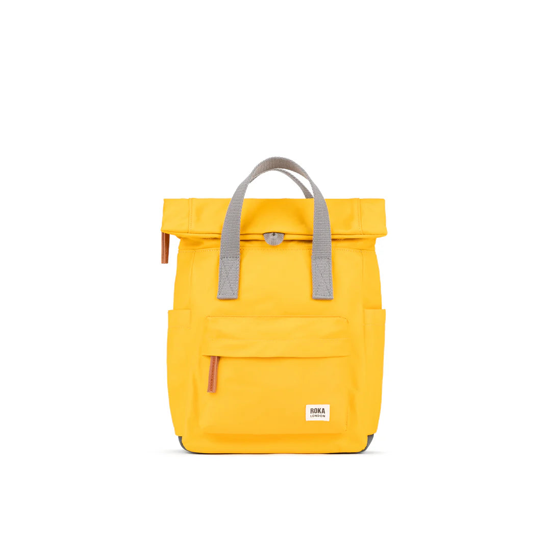 ROKA London Canfield Recycled Roll Top Backpack — Small