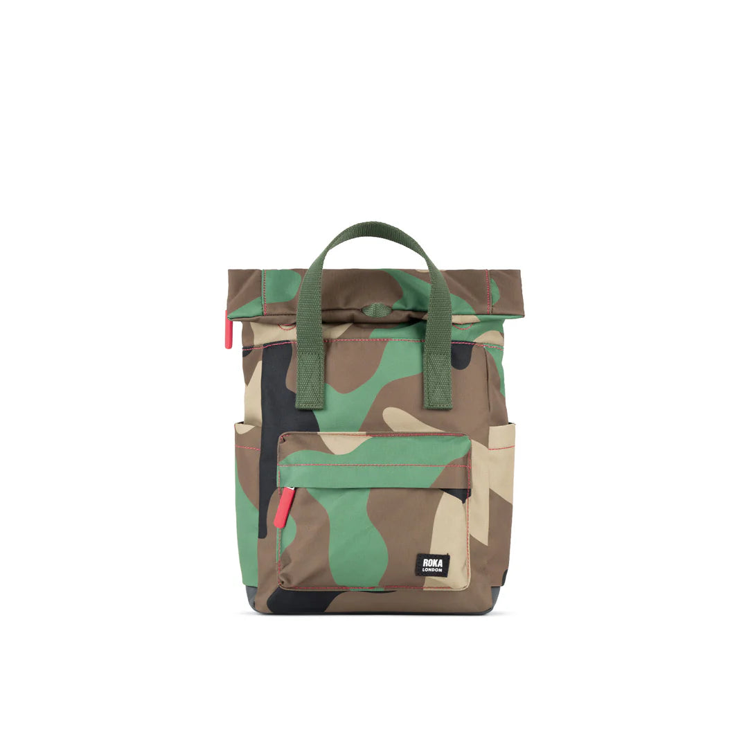ROKA London Canfield Recycled Roll Top Backpack — Small