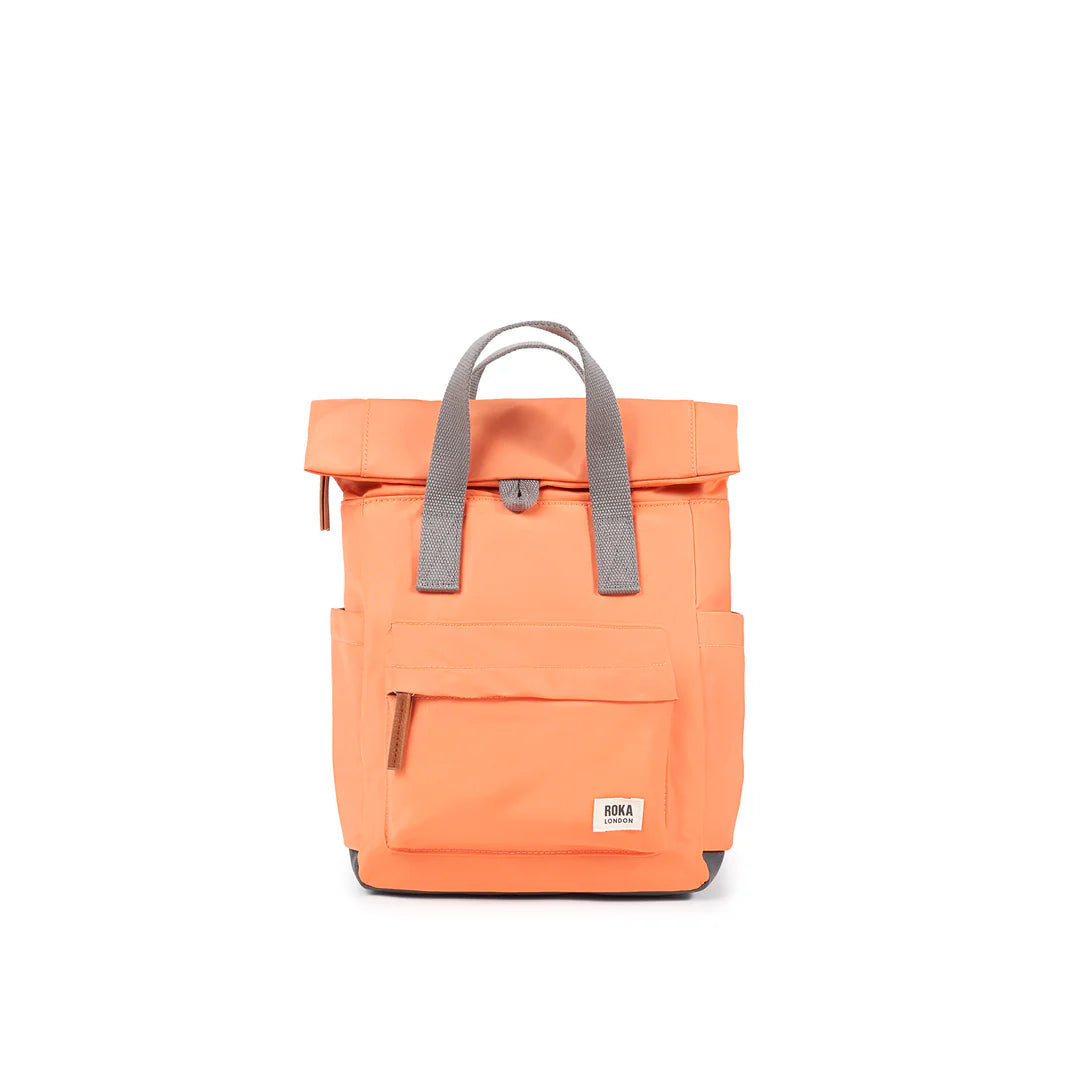 ROKA London Canfield Recycled Roll Top Backpack — Small