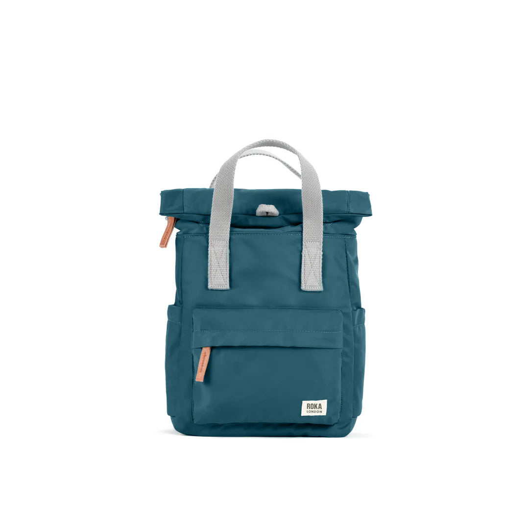 ROKA London Canfield Recycled Roll Top Backpack — Small