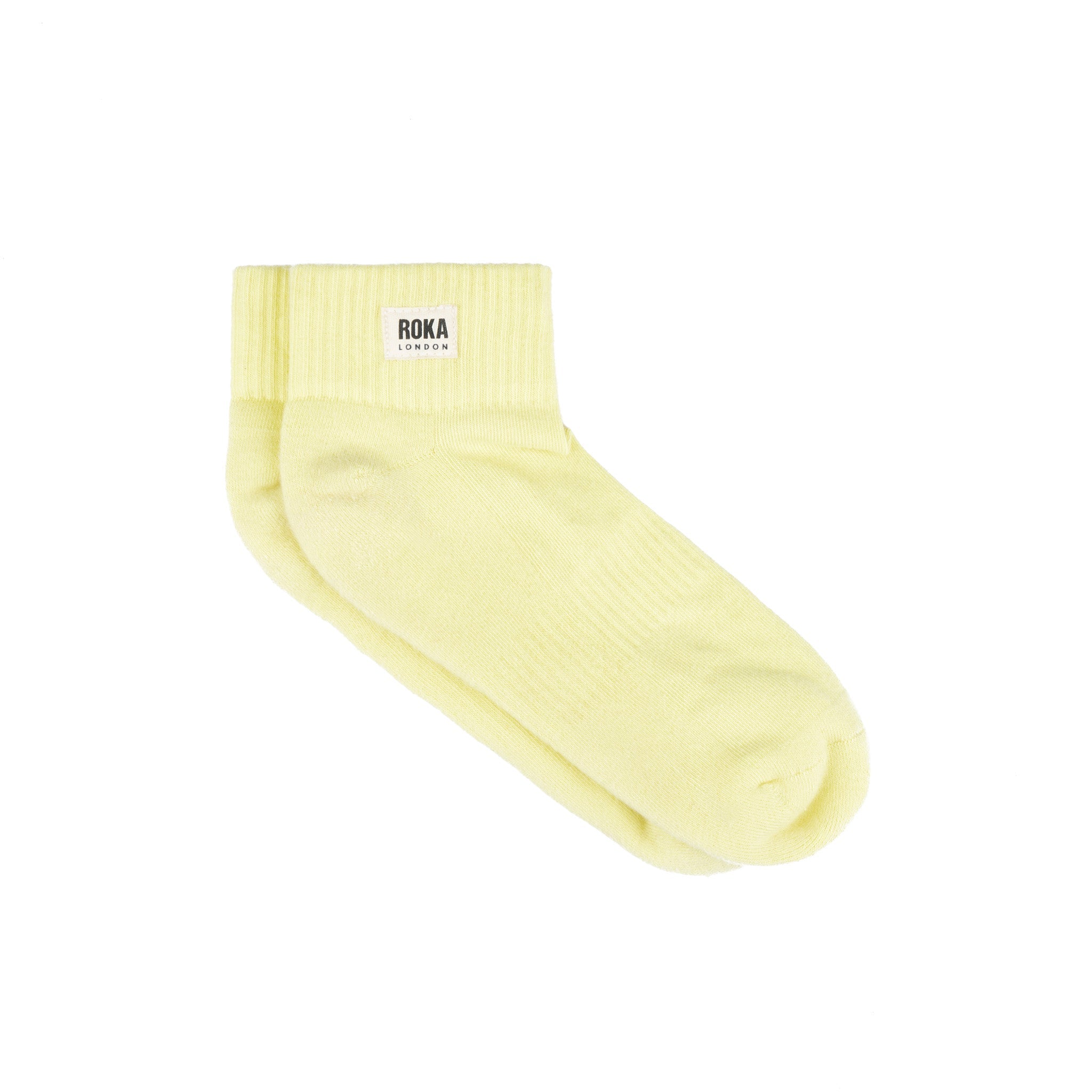ROKA London Wembley Ankle Socks in Lemonade