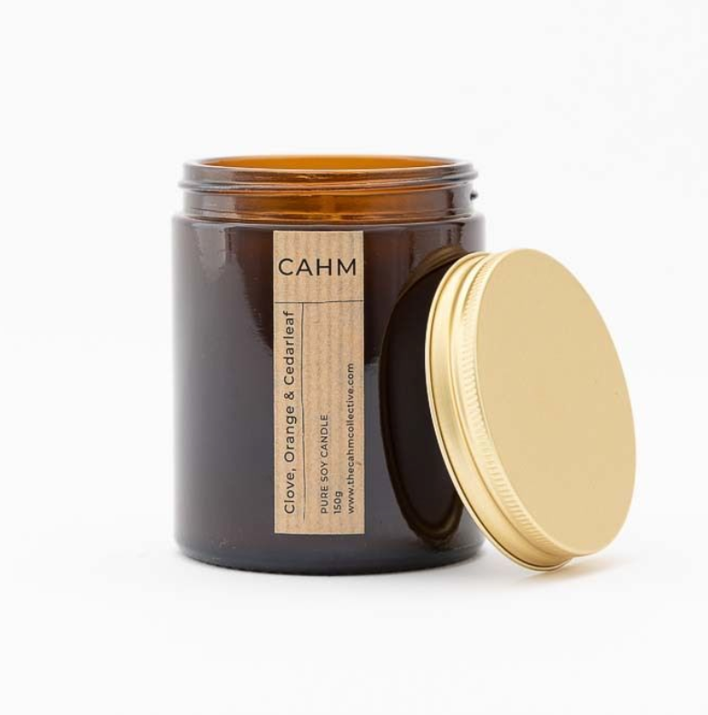 Clove, Orange & Cedarleaf - CAHM Amber Jar Candle