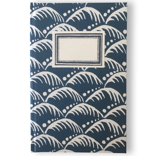 Cambridge Imprint Wave Indigo Hardback Notebook