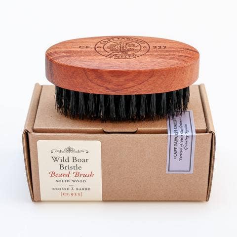 Captain Fawcett Wild Boar Beard Brush bristles close up