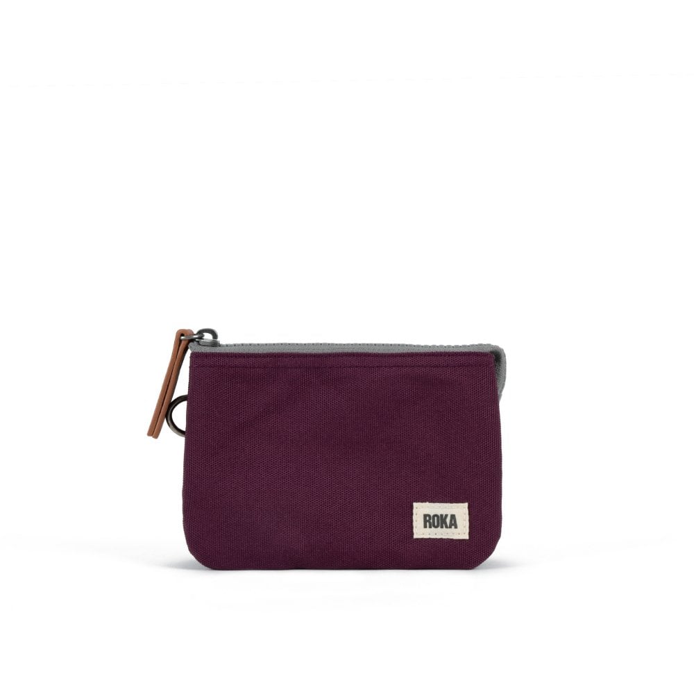 ROKA London Carnaby Recycled Canvas Purse — Small