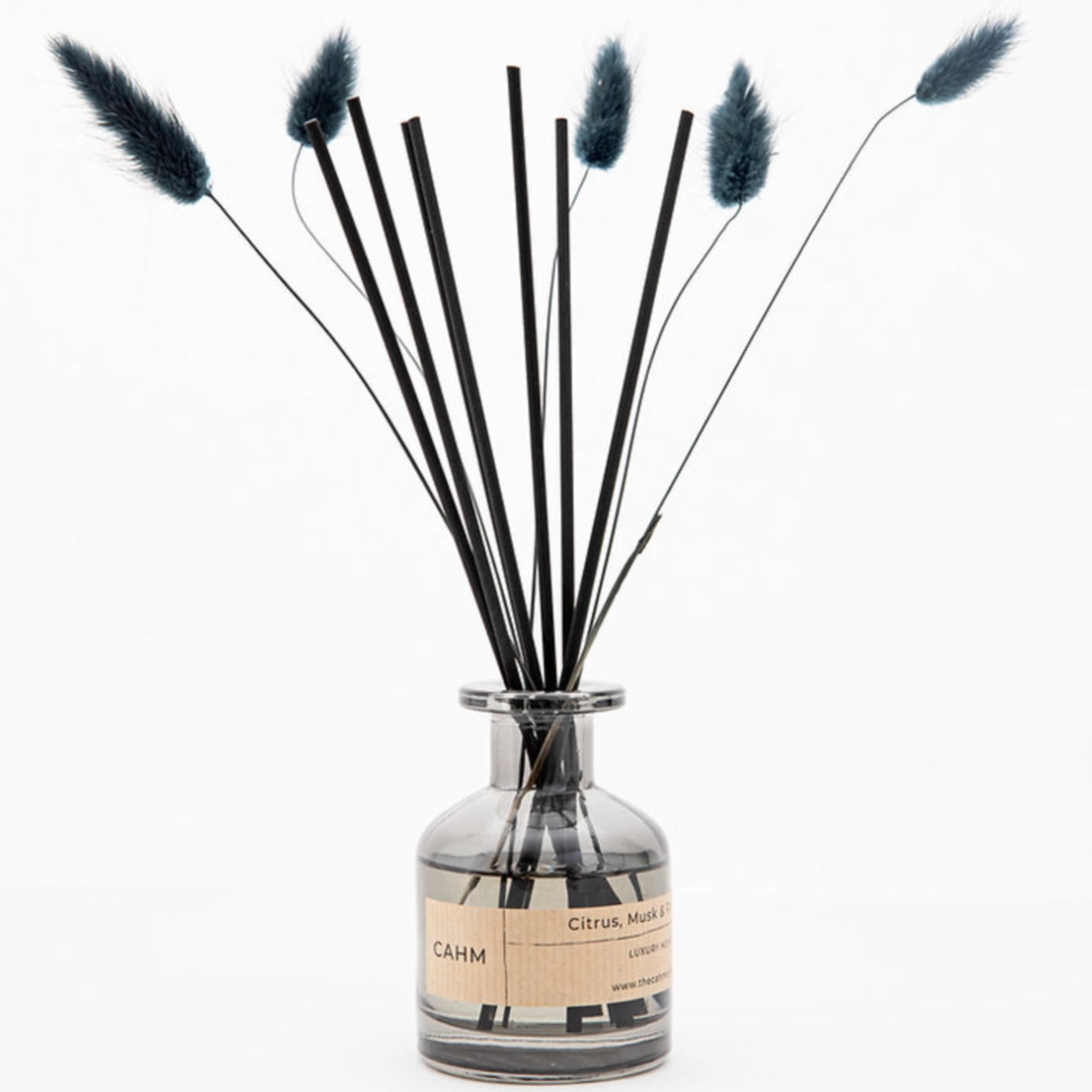 Citrus, Musk & Patchouli - CAHM Luxury Diffuser - Dark Glass