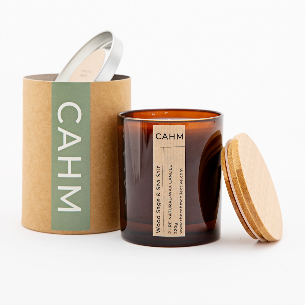 Wood Sage and Sea Salt Candle - Amber