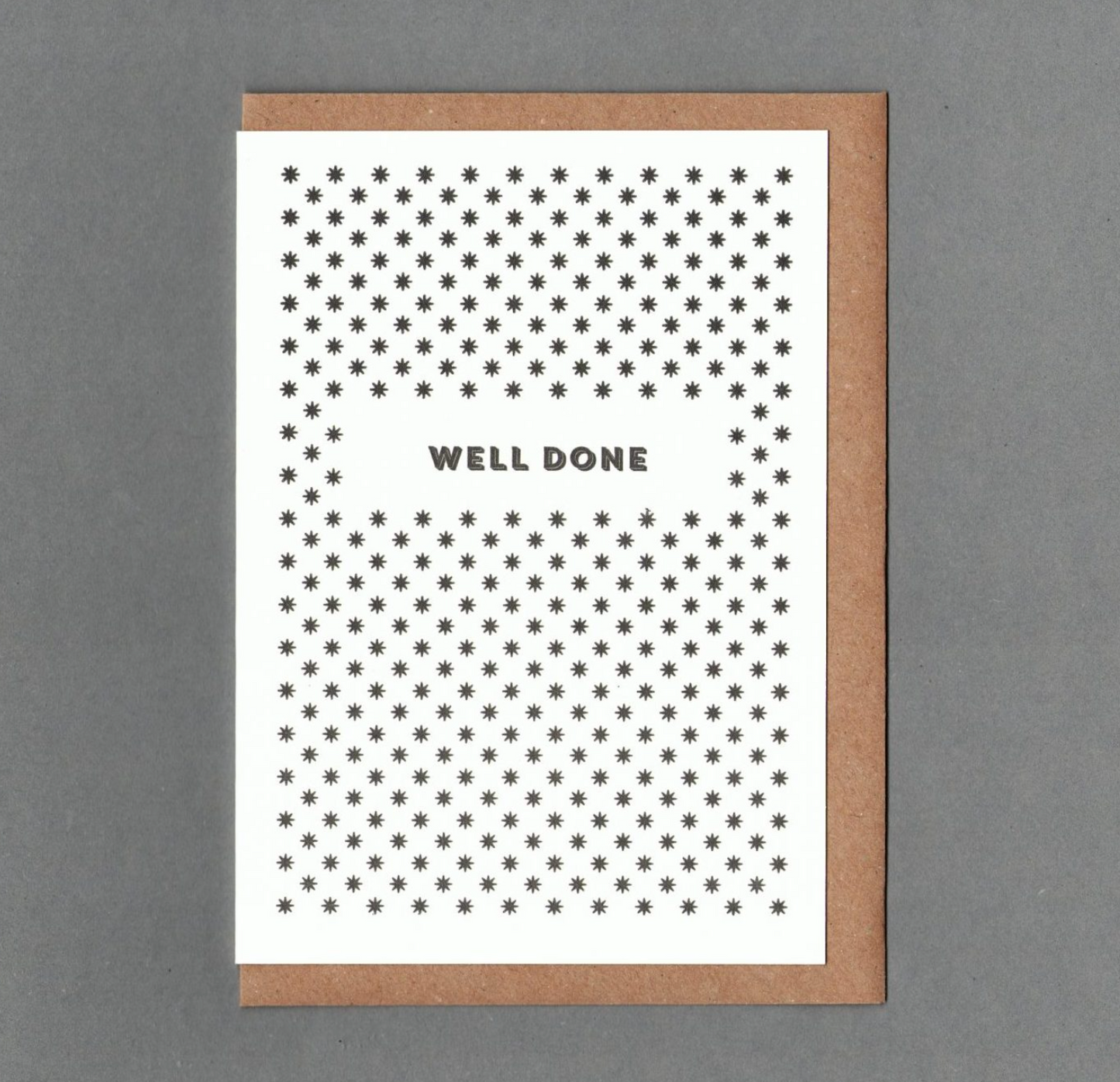 Well Done - B&W - Greetings Card