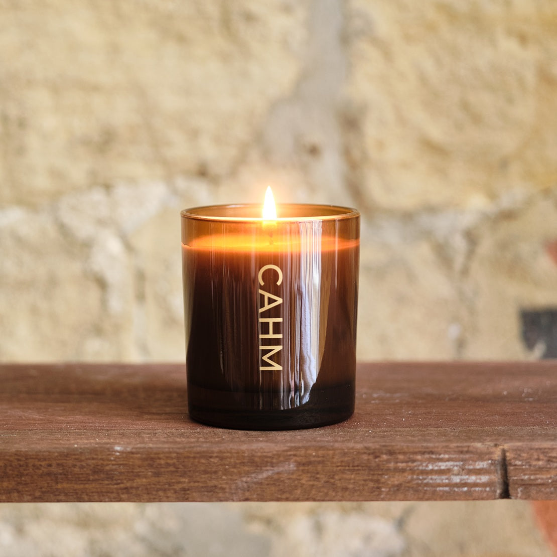 Amber Glass Candles