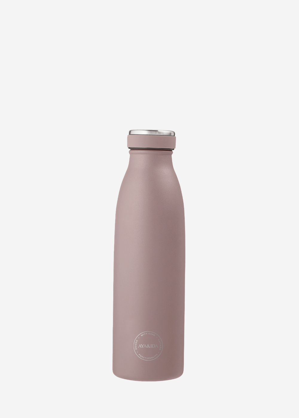 Aya & Ida Stainless Steel Water Bottle in Dusty Rose 500ml