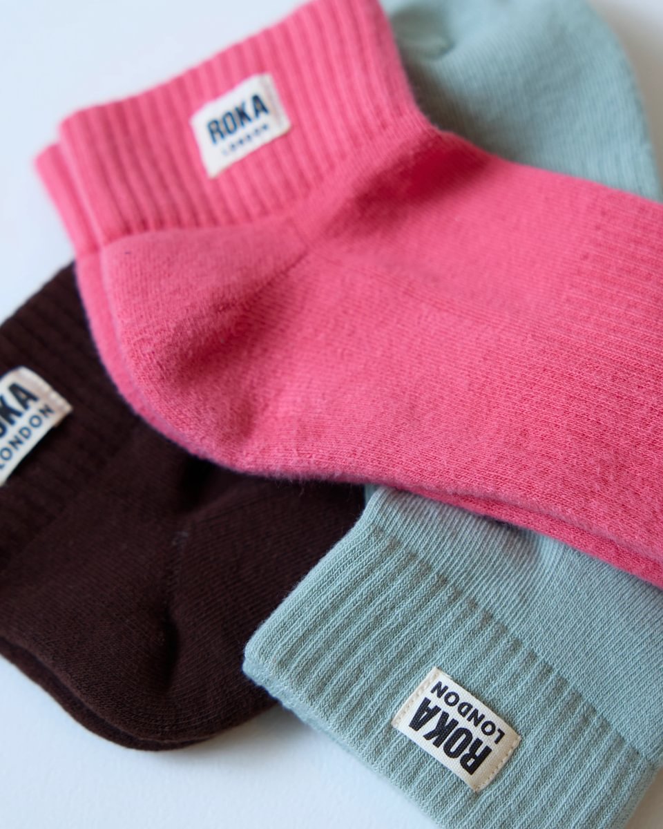 Wembley Cotton Socks from Roka London for sale at CAHM.