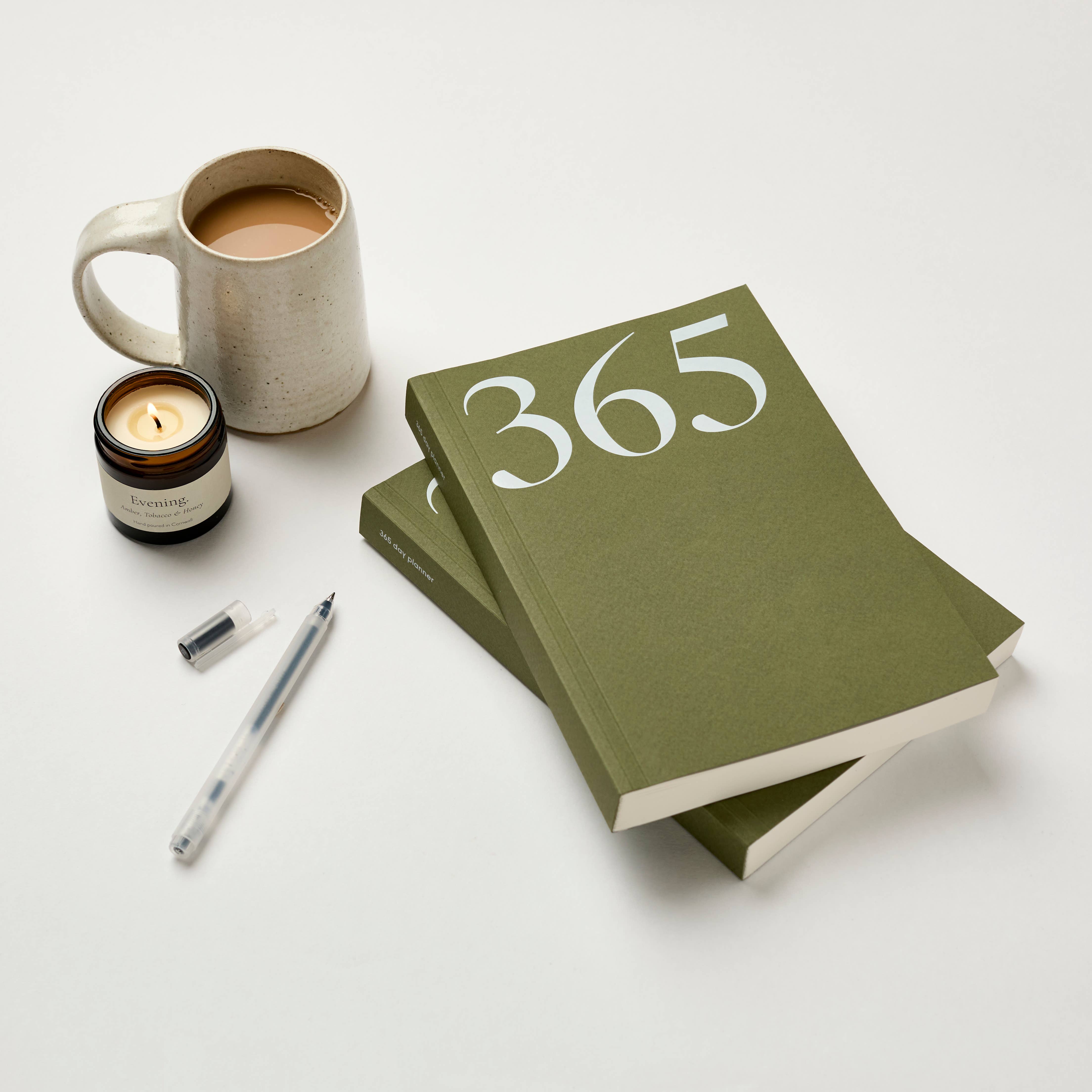 Kinshipped Moss Green A5 365 Undated Planner