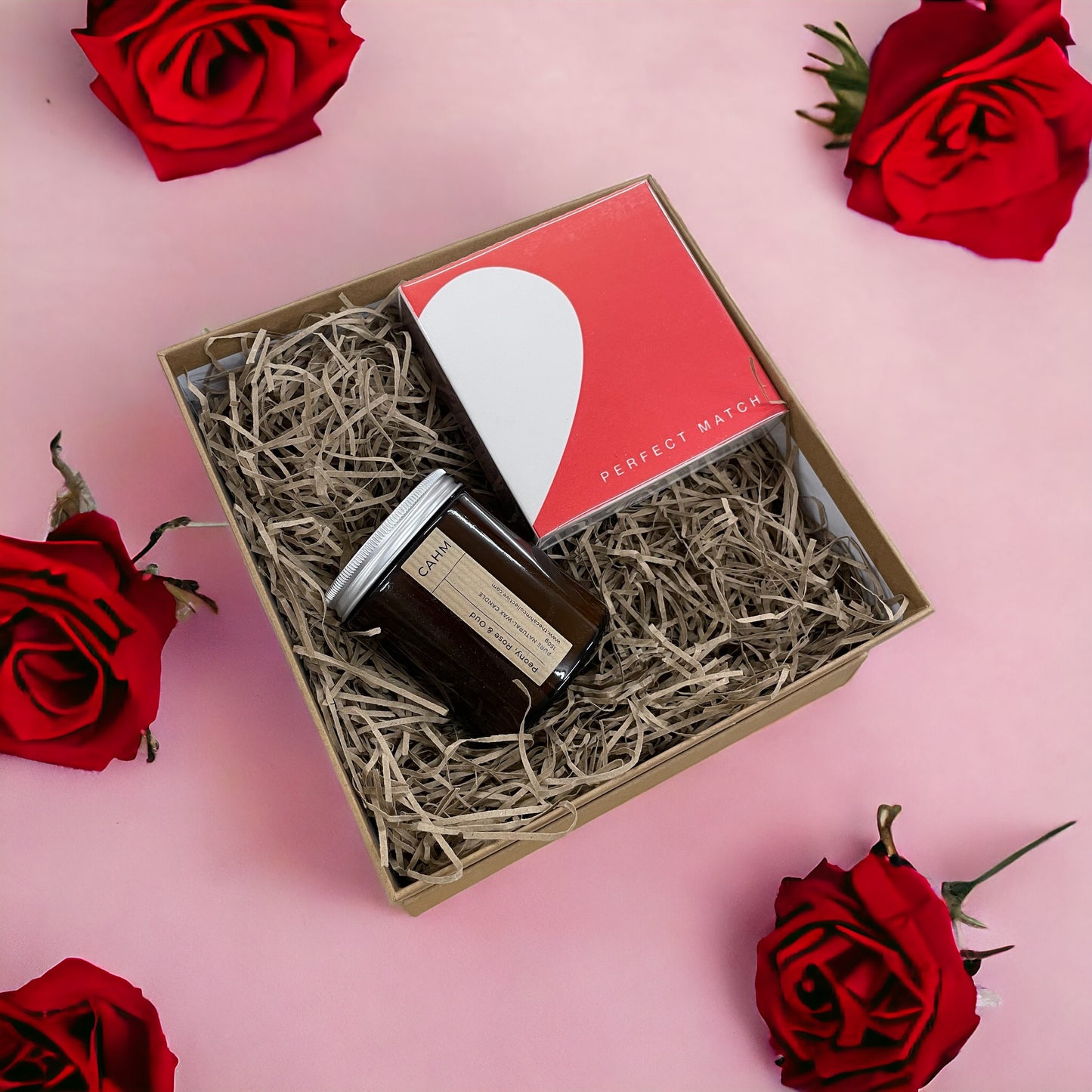 Lovers Candle & Matches Gift Set