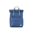 ROKA London Canfield Medium Roll Top Backpack in Burnt Blue Nylon