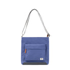 ROKA London Kennington Crossbody Bag in Indigo Nylon — front view