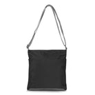 ROKA London Kennington Crossbody Bag in Black Nylon — back view