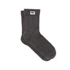 ROKA London Wimbledon Men's Organic Cotton Crew Socks in Faded Black — UK size 6-12