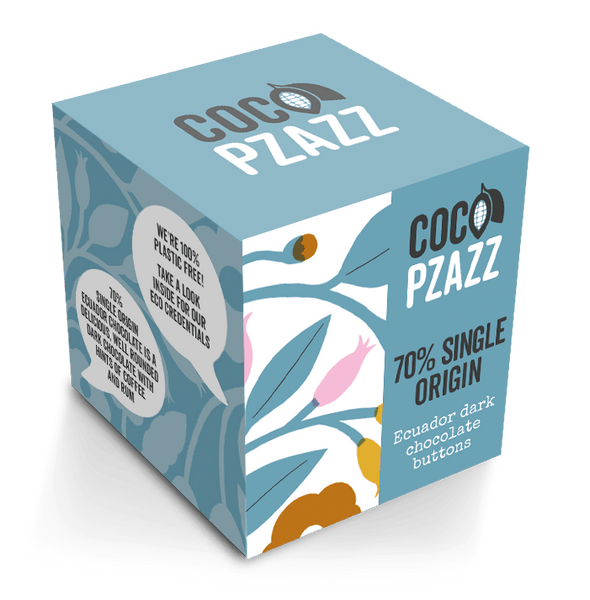 70% Single Origin Dark Chocolate Buttons – The CAHM Collective