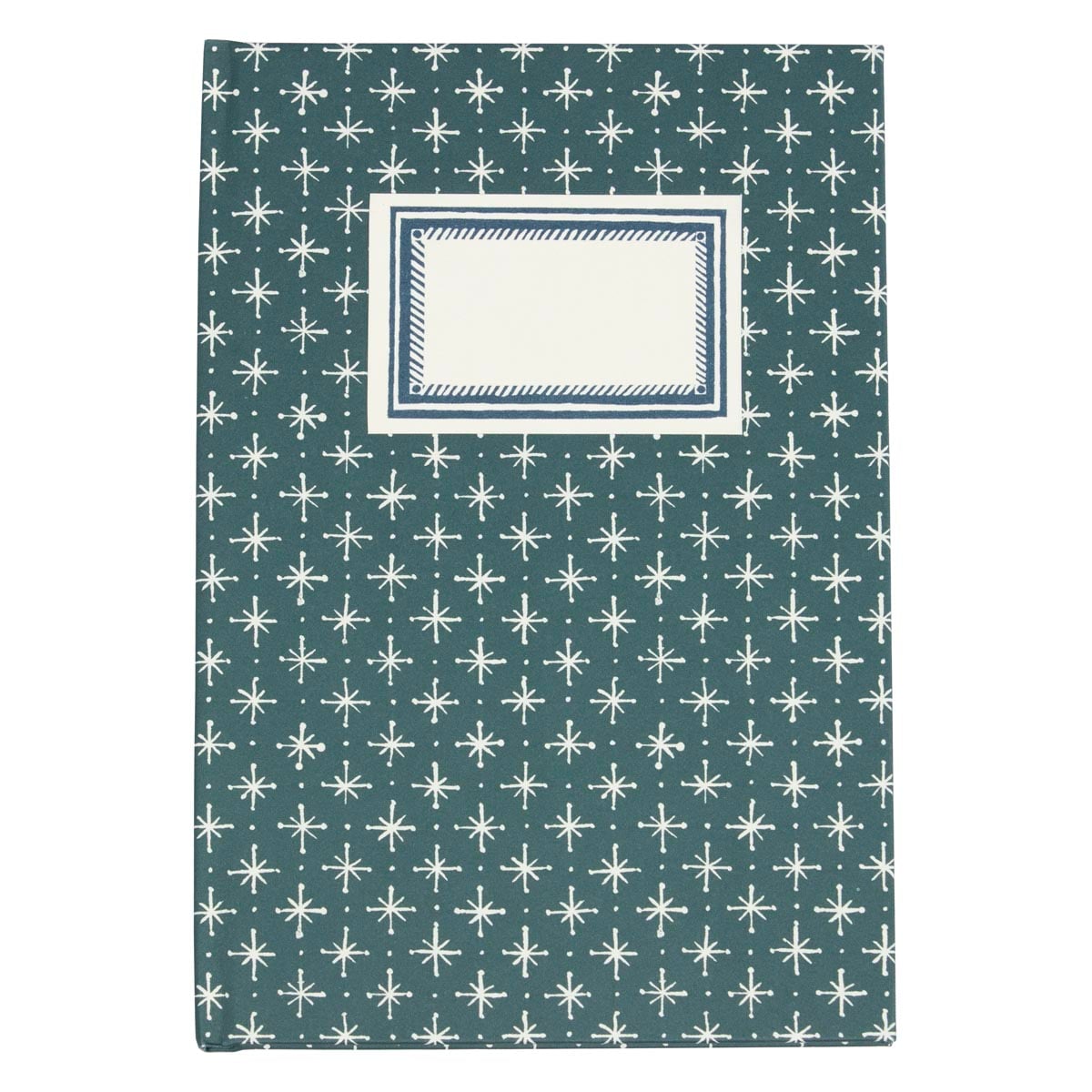 Cambridge Imprint Little Stars Petrol Blue Hardback Notebook