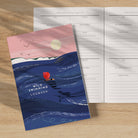Onneke Wild Swimming Logbook open pages showing entry prompts