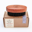 Captain Fawcett Wild Boar Beard Brush bristles close up