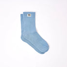 ROKA London Wimbledon Men's Organic Cotton Crew Socks in Airforce Blue — UK size 6-12