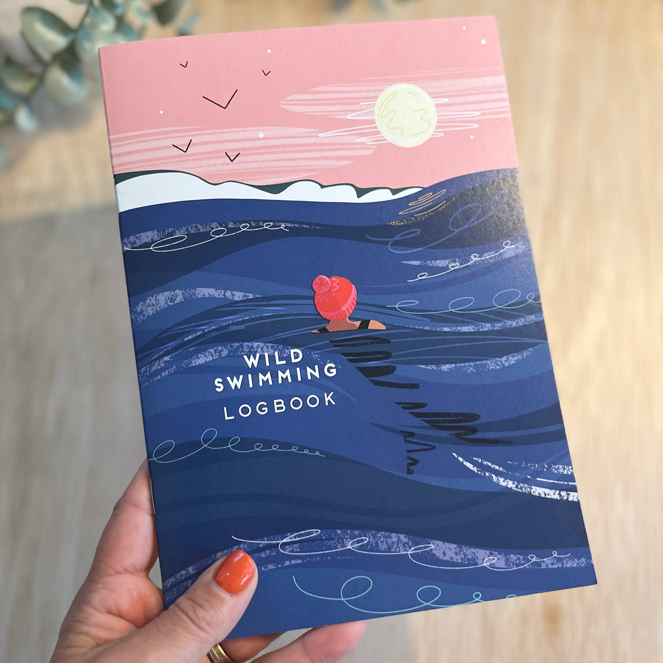 Onneke Wild Swimming Logbook lifestyle flat lay
