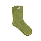ROKA London Wimbledon Men's Organic Cotton Crew Socks in Avocado Green — UK size 6-12