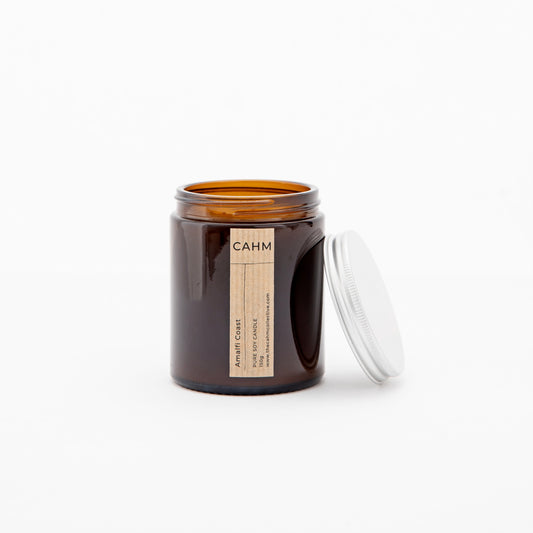 An Amalfi Coast Candle from the Amber Jar Candle collection by The CAHM Collective.