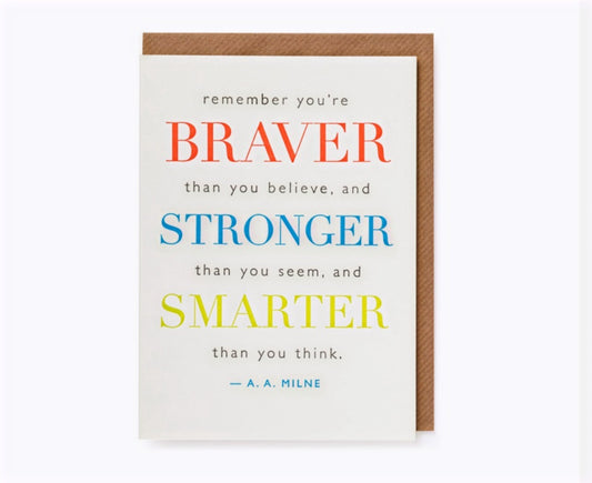 Braver Stronger Smarter Card