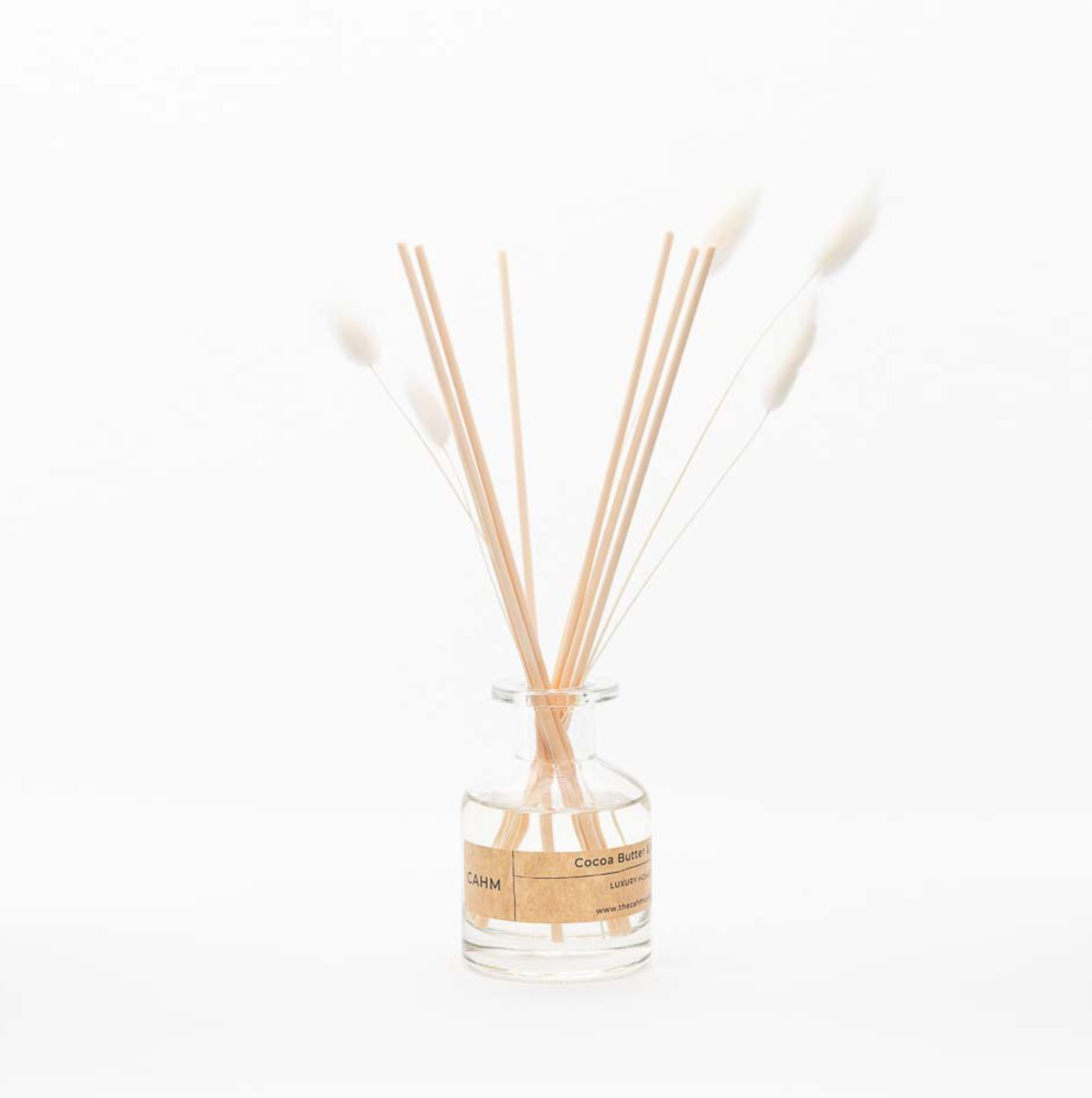 Cocoa Butter & Vanilla Reed Diffuser - Clear – The CAHM Collective