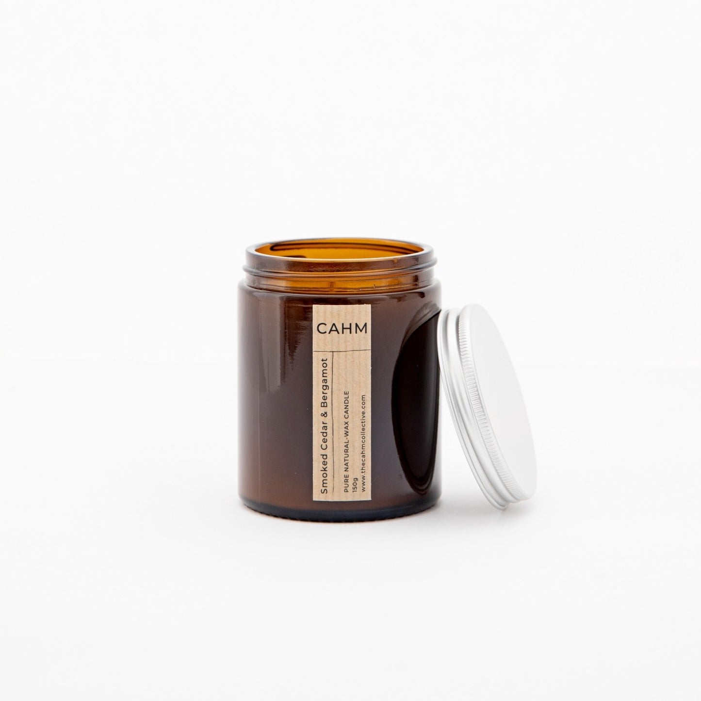 Smoked Cedar and Bergamot - Amber Jar